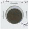 Image 1 : Canadian 1894 Victorian Large Cent. VF-20.