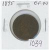 Image 1 : Canadian 1895 Victorian Large Cent. EF-40. Nice.