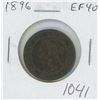 Image 1 : Canadian 1896 Victorian Large Cent. EF-40. Nice.