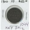 Image 1 : Canadian 1900 Victorian Large Cent. Key Date. VF-20. Nice for the grade.
