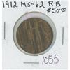 Image 1 : Canadian 1912 George V Large Cent. MS-62 Red/Brown. Scarce this nice.