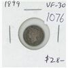 Image 1 : Canadian 1899 Victorian Silver 5 Cents. VF-30. Nice.