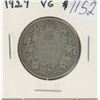 Image 1 : Canadian 1929 George V Silver 50 Cents. First Year of the Great Depression. VG-8.