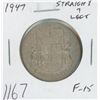Image 1 : Canadian 1947 Straight 7 Left Silver 50 Cents. F-15.