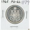 Image 1 : Canadian 1965 Silver 50 Cents. MS-62. Nice.
