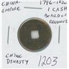 Image 1 : Chinese Empire. 1796 – 1820 1 Cash. Board of Revenue Mint. Ch’ing Dynasty. VG.