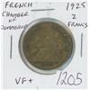 Image 1 : France. Chamber of Commerce 1925 2 Francs. VF+.