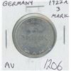 Image 1 : Germany – Weimar Republic. 1922A 3 Mark. Berlin Mint. AU.