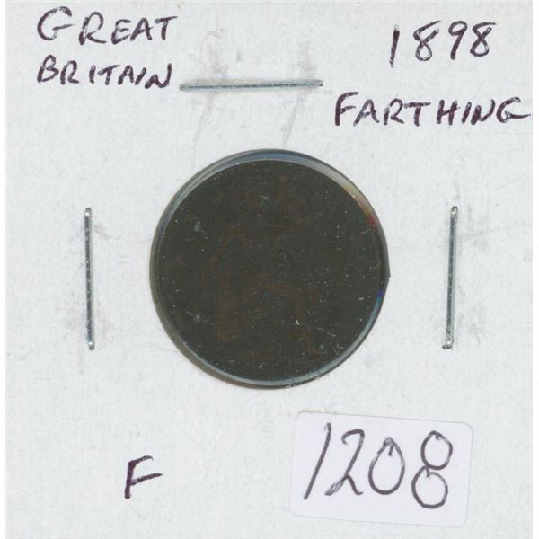 Great Britain. 1898 Farthing. Queen Victoria. Fine.