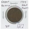Image 1 : Great Britain. 1919 Half Penny. VF.