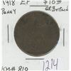 Image 1 : Great Britain. 1918 Penny. Last year of World War I. EF.