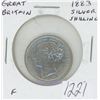 Image 1 : Great Britain. 1883 Victorian Silver Shilling. Young Head. Fine.