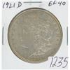 Image 1 : U.S. 1921D Morgan Silver Dollar. Denver Mint EF-40.