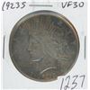 Image 1 : U.S. 1923S Peace Silver Dollar. San Francisco Mint. VF-30.