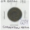 Image 1 : Great Britain 1911 Coronation Medal of King George V. St. George slaying a dragon. EF. Nice.