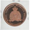 Image 2 : 1973 RCMP Centennial Medal. Large Bronze medal. BU. Nice.