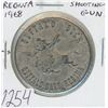 Image 1 : Regina 1968 Trade Dollar with Shooting Gun (Die Crack extending from the barrel of the rifle to the 