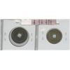 Image 2 : Lot of 2 old Chinese Coins: 1735-1799 Cash issued for Emperor Chien-Lung & 1821-1851 Cash Issued for