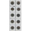 Image 1 : Complete Collection of 10 Canadian George V Large Cents: 1910 – 1920. Coins grade F-12 to EF-40. A n