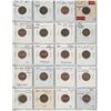 Lot of 20 Canadian Error & Variety Small Cents: 1935 to 1980. Includes Rotated Die, Double Dates, Ha