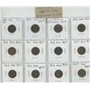 Image 1 : Lot of 12 U.S. Indian Head Cents: 1880, 1891, 1897, 1898, 1900, 1901, 1902, 1903, 1904, 1905, 1906 &