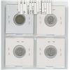 Image 2 : Lot of 4 Great Britain World War II Silver 3 Pence. Includes 1940, 1941, 1942 & 1944. Coins grade VF