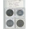 Image 1 : Lot of 4 different Queen Elizabeth Silver Jubilee coin & medals. All BU. A nice selection.