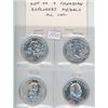 Image 1 : Lot of 4 large Canadian Explorers Medals. Includes John Cabot, Jacques Cartier, Henry Hudson & Simon