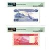 Image 2 : Cape Verde and Mauritius, 1967-77 Issued Banknote Pair