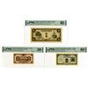 Image 1 : Federal Reserve Bank of China, 1938-1941 Issue Banknote Trio