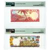 Image 2 : East Caribbean States and Bahamas, 1965-68 Issued Banknote Pair