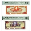 Image 1 : Banco Central de Nicaragua, 1968 Specimen Banknote Pair
