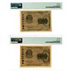 Image 2 : Currency Note, 1919 (ND 1920) Issued Banknote Pair