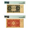Image 2 : State Currency Note, 1922 Issued Banknote Pair