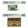 Image 1 : U.S.S.R and Georgia Issued Banknote Pair, 1919-61