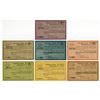 Image 1 : Osnova Central Cooperative, ND (1922-23), Set of 7 Issued Scrip Notes