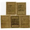 Image 2 : Pennsylvania Colonial Currency Quintet, October 1st, 1773, Signed by Owen Jones Jr. and Samuel Miles