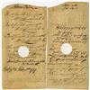 Image 2 : State of Connecticut, 1782 Treasury Office "Continental Army" Payment Pair