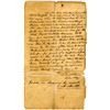 Image 2 : Adams County, Mississippi Superior Court 1820 Document with Complaint against Steamboat Captain for 