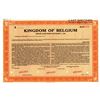 Image 1 : Kingdom of Belgium, 1949 Specimen Sinking Fund Bond.