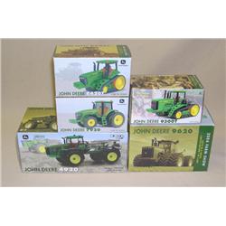 (5) JD 1/64th Farm Show Tractors