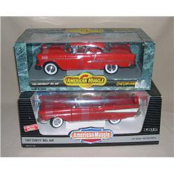 (2) AM Cars--'55 Chevy Bel-aire & '57 Chevy Bel Air Convertible