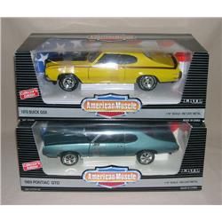 (2) AM Cars--'70 Buick GSX & '69 Pontiac GTO