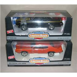 (2) AM Cars--'70 Buick GSX & '69 Pontiac GTO Judge