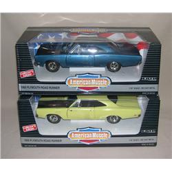 (2) AM Cars--'69 Plymouth Road Runners