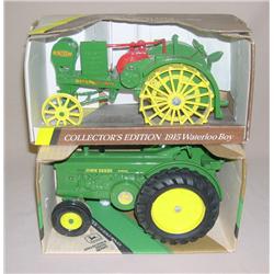 (2) JD Tractors--Waterloo Boy & Collector's R
