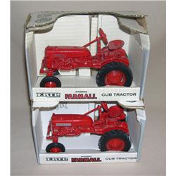 (2) IH Farmall Cubs--all Red & Red w/ White grill