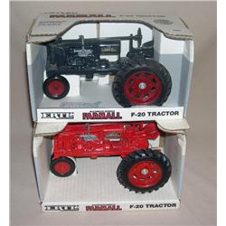 (2) IH Farmall F-20 Tractors--Gray & Red, both on rubber