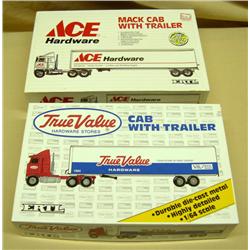 (2) 1/64th Trucks--Ace Hardware & True Value Hardware