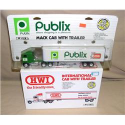 (2) 1/64th Trucks--Pulix & HWI Stores